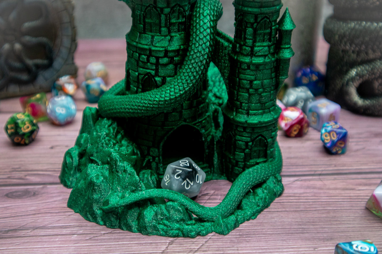 Serpent Dice tower