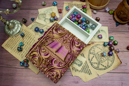 Spellbook Dice tome - Dice holder & Dice tray