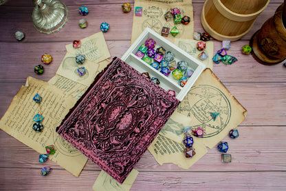 Druid Dice tome - Dice holder & Dice tray