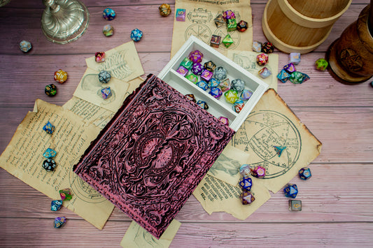 Druid Dice tome - Dice holder & Dice tray