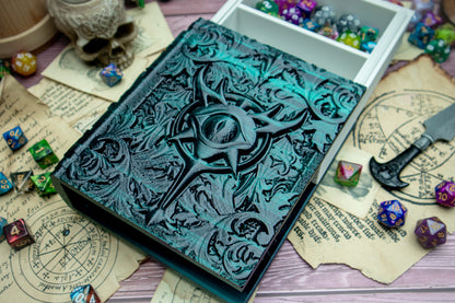 Warlock Dice tome - Dice holder & Dice tray