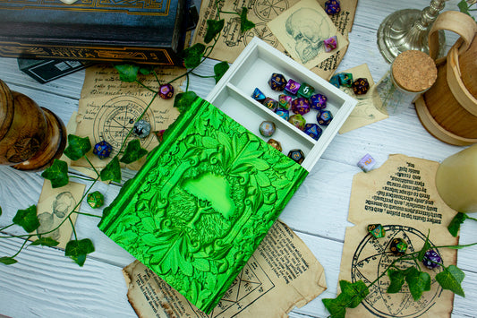 Nature Druid Dice tome - Dice holder & Dice tray