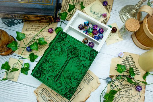 Sorcerer Staff Dice tome - Dice holder & Dice tray