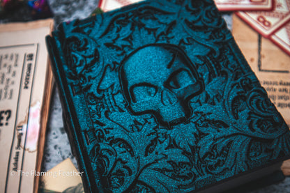 Skull Dice Tome - Holder, Tower & Dice tray