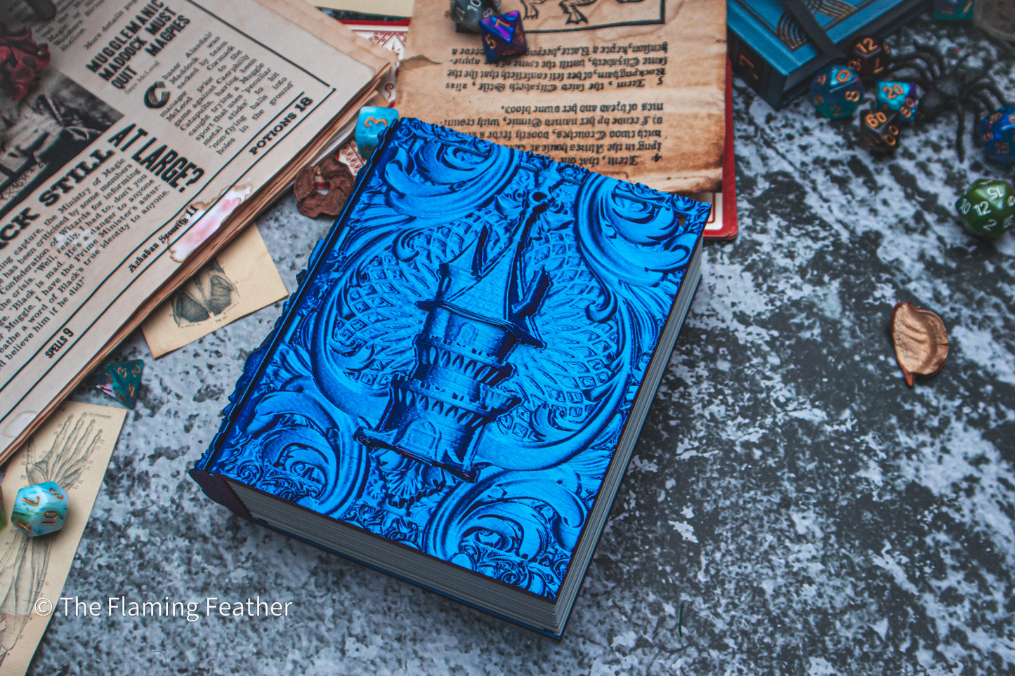 Wizard Tower Dice Tome - Holder, Tower & Dice tray