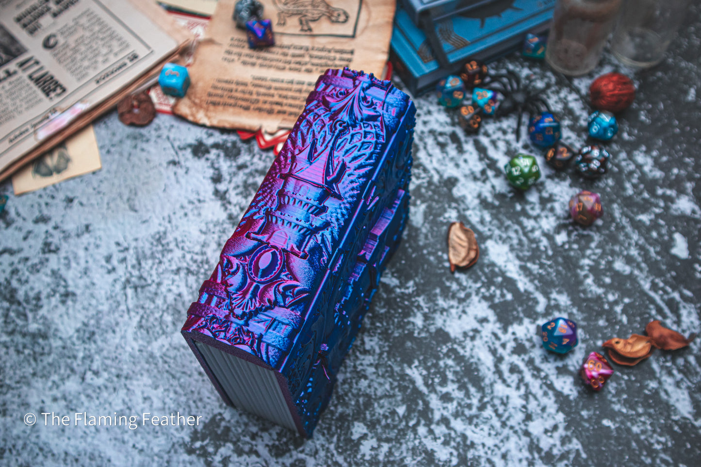 Wizard Tower Dice Tome - Holder, Tower & Dice tray