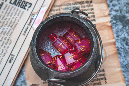 Ember of Vitality - Liquid Core Potion bottle dice set