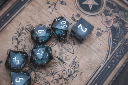 Spectral Shards- Liquid Core Premium Resin Dice set