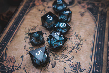 Spectral Shards- Liquid Core Premium Resin Dice set