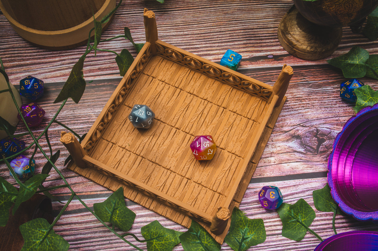 Treehouse Tumble dice tray