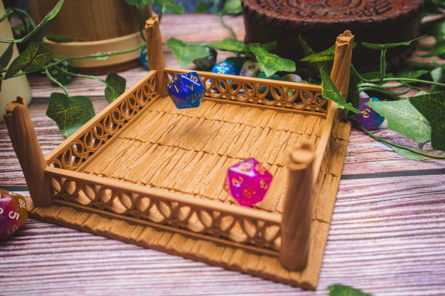 Treehouse Tumble dice tray