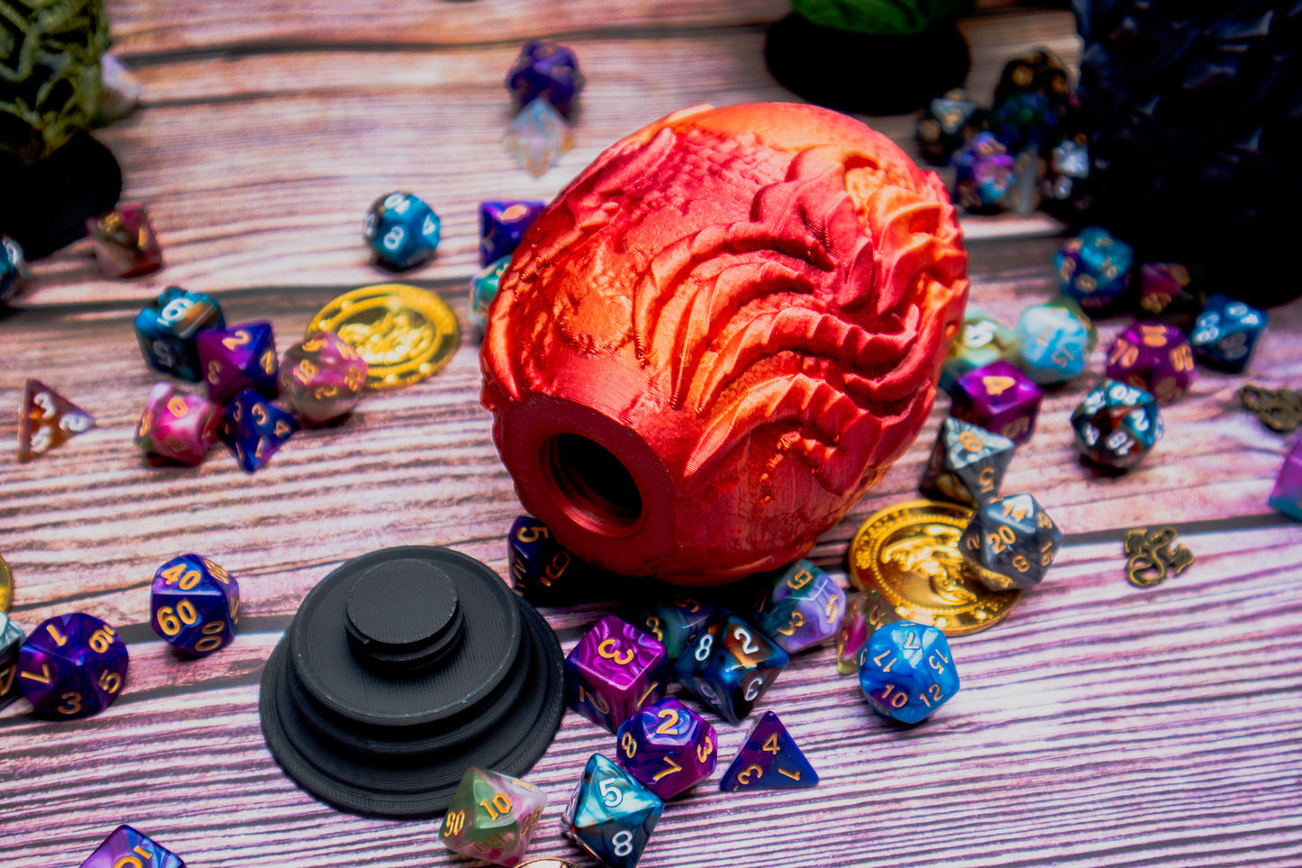 MYSTERY dragon egg + Dice set