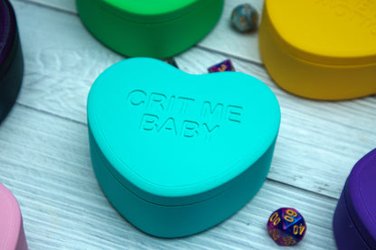 Candy Heart Customisable Dice holder