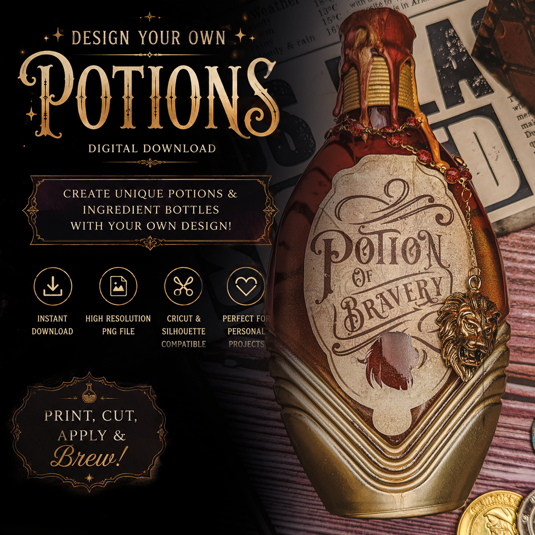 Potion of Bravery Digital Download PNG