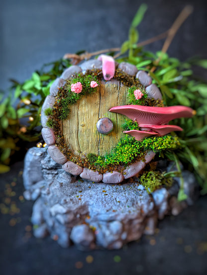 Handmade Door ornament with light feature