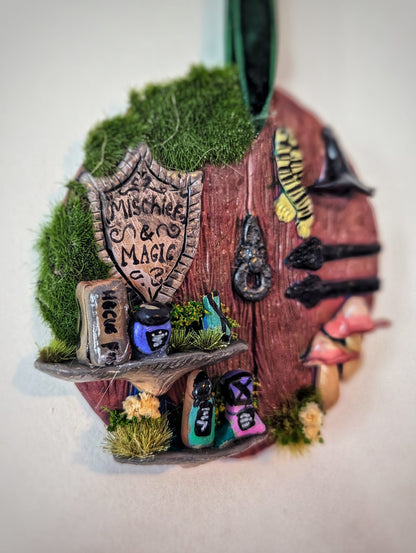 Wizard shop door